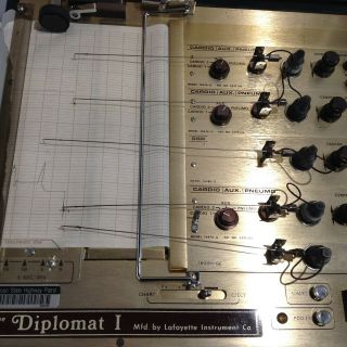 LAFAYETTE The DIPLOMAT 1 Polygraph Lie Detector Machine - Vintage 1980 ' s 3