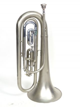 Vintage F.  E.  Olds & Son Duratone Trombone Bugle Horn S/n 013204