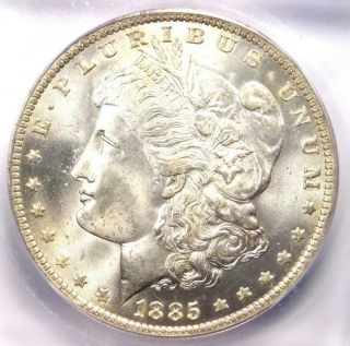 1885 - O Morgan Silver Dollar $1.  Certified Icg Ms67 - Rare In Ms67 - $1240 Value