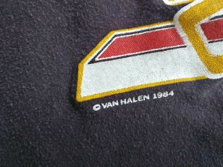 Vintage  1984 Van Halen concert T - shirt.  owner. 3