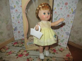 Vintage 1960s Us Ginny Doll 8 " Braid Tagged Box - Rare