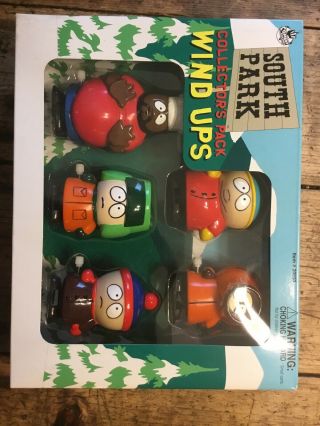 South Park Collectors Pack Wind Ups Action Figures Toys Cartman Timmy Stan Kyle