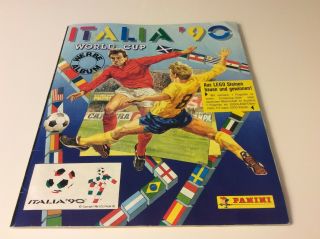 Panini World Cup Italia 90 Full Album Complete Stickers Set Rare Vintage 1990 Wc