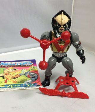 Vintage 1985 MOTU He Man Masters of the Universe Hurricane Hordak With Comic 2