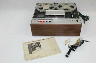 Vintage Sony Tc - 355 Stereo 7 " Reel - To - Reel Tape Recorder Player