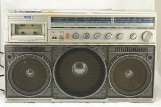 Vintage 80 ' s Magnavox D8443 Power Player 5 Speaker System Boombox Stereo 2
