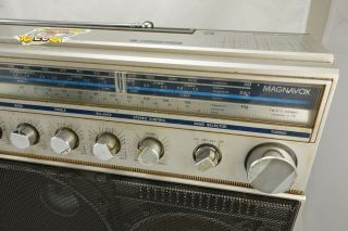 Vintage 80 ' s Magnavox D8443 Power Player 5 Speaker System Boombox Stereo 5