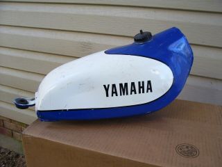 Vintage Yamaha Ty250 1976 Ty 250 Aluminum Gas Tank Ahrma Trials Mx Motocross