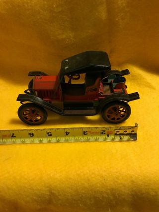 Vintage Alps 1908 Lever Action Model T Ford Tin Toy Car