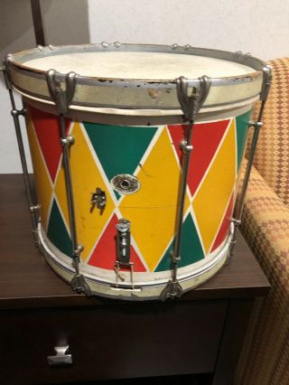 Vintage Ludwig Marching Snare Drum