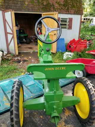 vintage John Deere pedal tractor 2