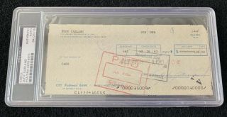 Judy Garland Signed Autograph Bank Check Psa/dna Wizard Of Oz Rare Signature