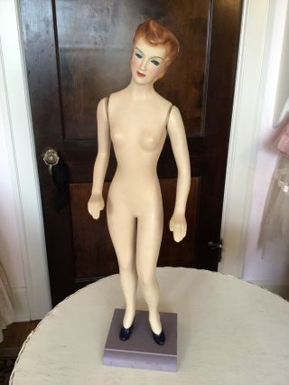 Vintage Miniature Joanne’s Fashion Design Mannequin Latexture Student Dress Form