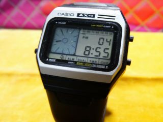 VINTAGE CASIO 1982 MELODY CALENDAR (118) AX - 1 REPLACED BAND NOS 4