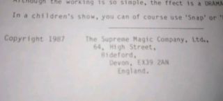 Vintage Magic Trick by Supreme.  1987 Tele - Flash Card Trick. 7