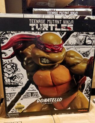 Donatello Teenage Mutant Ninja Turtles Statue Comiquette Rare Tmnt Please Read