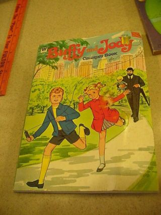 VINTAGE COLORING BOOKS,  BARBIE,  BUFFY & JODY,  1969 MATTEL & WHITMAN 2