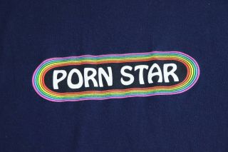 VTG Men’s 90s Porn Star Skateboards T - Shirt [L] Hooded Sleeveless 3