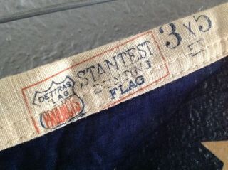 Vintage 48 star flag,  3 ' x 5 ',  Dettra Flag Stantest Bunting 3