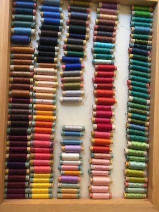 Silk Thread 157 Spools Needlepoint Embroidery 100 Silk Vintage