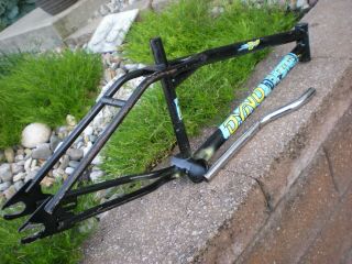 Old School Vintage Bmx Freestyle Dyno Detour Frame 1987 Model And Drain Pipe Pos