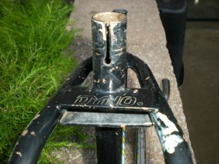 Old School Vintage BMX Freestyle Dyno Detour frame 1987 model and drain pipe pos 3