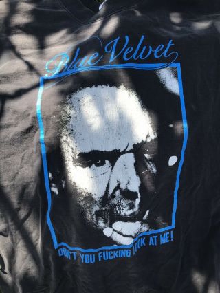 Vintage Blue Velvet Movie T Tee Shirt 1990s Supreme Og Horror Dont David Lynch 2