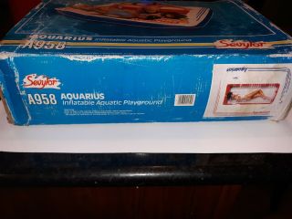 Sevylor aquarius a958.  9 x 7 pool inflatable mat vintage hard to find 2