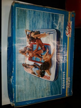 Sevylor aquarius a958.  9 x 7 pool inflatable mat vintage hard to find 6