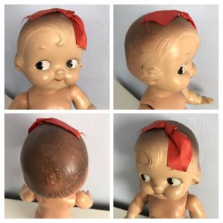 Vintage Campbell ' s Soup Kids Girl COMPOSITION DOLL Dolly Dingle Kewpie 2