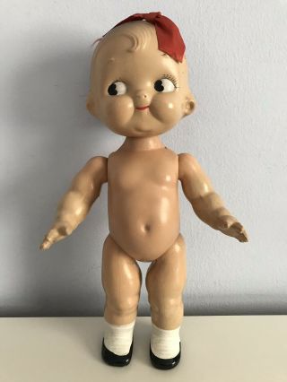 Vintage Campbell ' s Soup Kids Girl COMPOSITION DOLL Dolly Dingle Kewpie 3