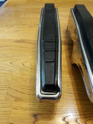 VINTAGE 1970 ' S 1973 - 1977 FORD F150 F250 TRUCK FRONT BUMPER GUARDS CHROME 6