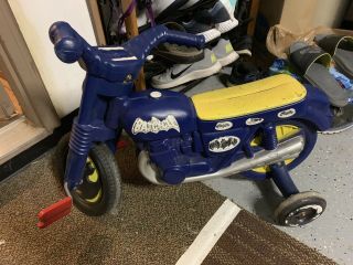 Vintage 1975 - 1977 Batman Batcycle Pedal Riding Toy