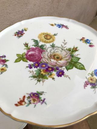 Collectible Vintage Limoges Hand - Painted Decorative Plate 12”