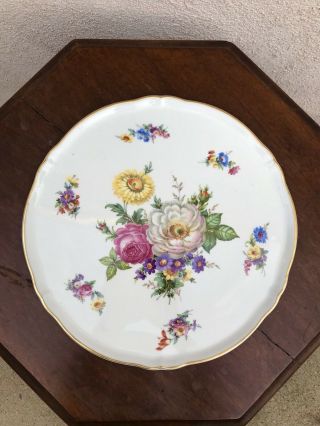 Collectible Vintage Limoges Hand - Painted Decorative Plate 12” 4
