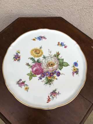 Collectible Vintage Limoges Hand - Painted Decorative Plate 12” 5