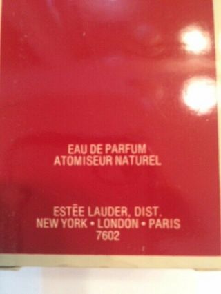 Vintage Estee Lauder CINNABAR Eau de Parfum Spray 50 ml - in Unsealed Box 5