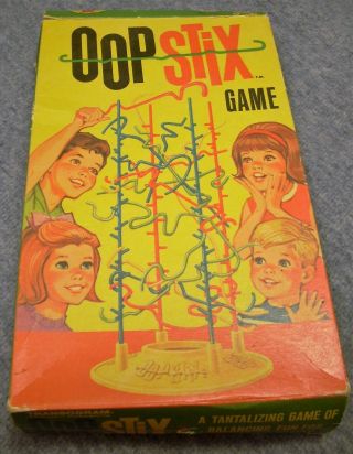 Vintage Oop Stix Game 1965 - Rare Game By Transogram Toys And Games