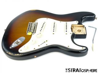 Fender Vintage 60s Road Worn Strat Loaded Body Stratocaster Relic 3ts Sunburst