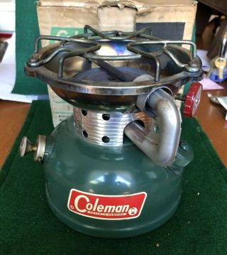 Vintage Coleman 502 - 700 Sportster Stove 9 - 1965 W/ Box & Papers