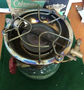 Vintage Coleman 502 - 700 Sportster Stove 9 - 1965 w/ Box & Papers 6
