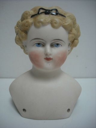 Lovely Antique Parian Shoulderhead Doll 
