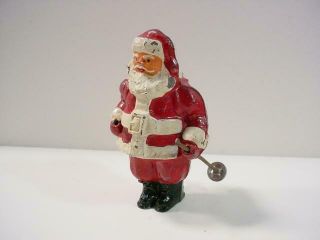 Noblespirit (toy) Vintage Barclay Santa On Skis Lead Figure