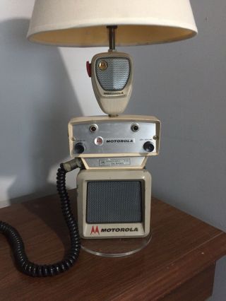 Vintage Motorola Radio Police Lamp Mocom 70 Adam 12 Theme Designed