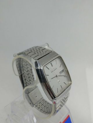 Vintage 1982 SEIKO KING QUARTZ 9443 - 5020 Men ' s Square Quartz Wrist Watch 4