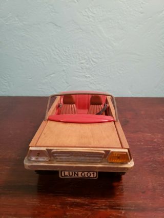 Rare Vintage Lundby Of Sweden - Lun 001 Family Car For Doll House Accessory