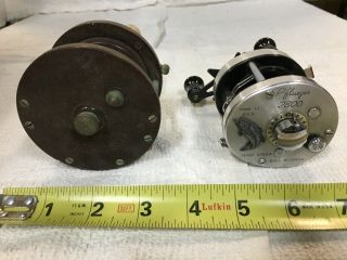 Vintage Pflueger 2800 Fishing Reel Made In Usa And Vintage Penn No.  85