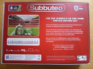 Subbuteo SSE Womens FA Cup Fianl 2018 Limited Edition - - RARE 4