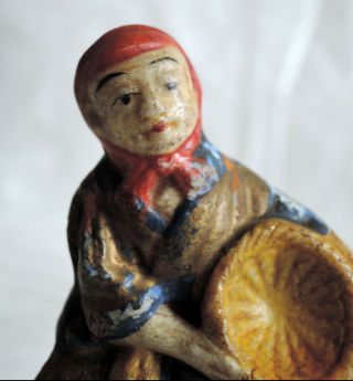 2.  5 Inch Japanese Antique Porcelain Doll : Dojo - Sukui