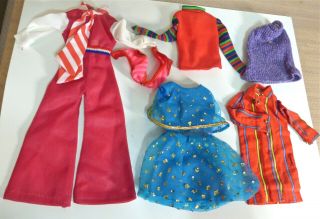 6 Items Of Clothing For Vintage Barbie 1960 